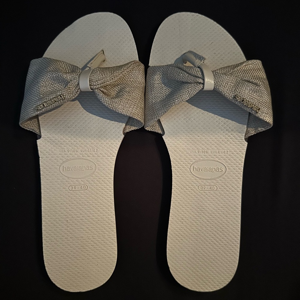 Havaianas Women's Silver Sandals